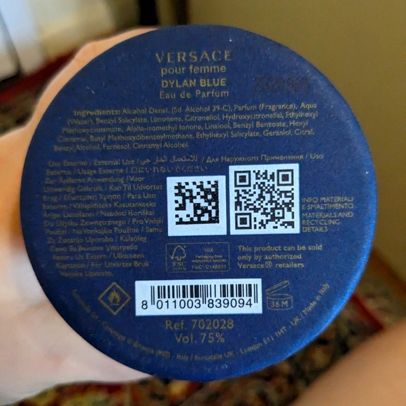 Versace Dylan Blue Fragrance - 1 oz - Picture 4 of 5